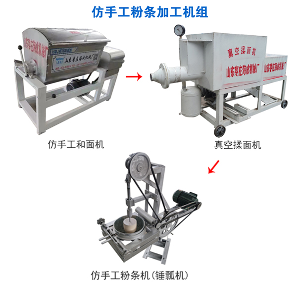 仿手工粉條加工機(jī)組